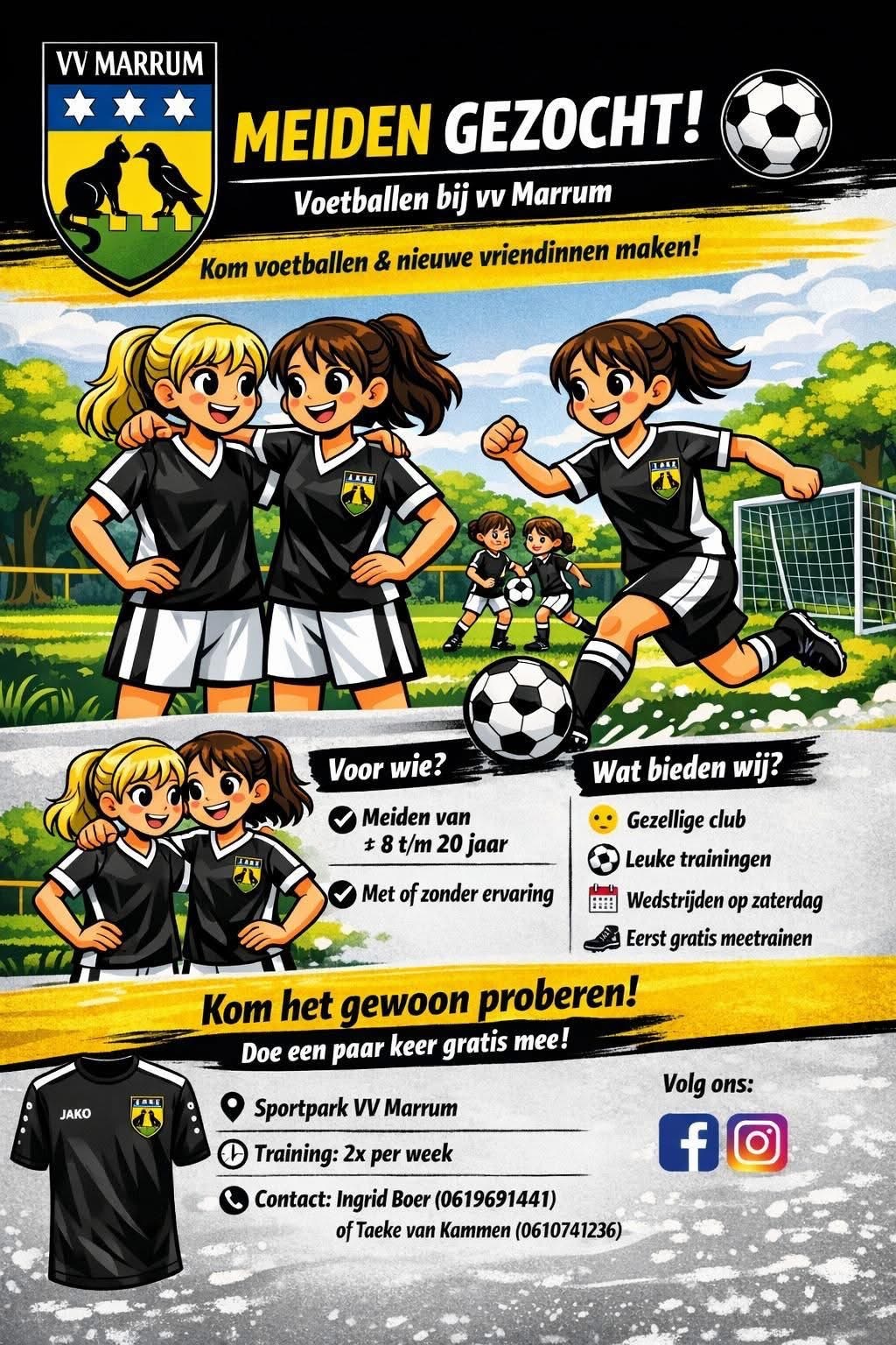 Meiden gezocht
